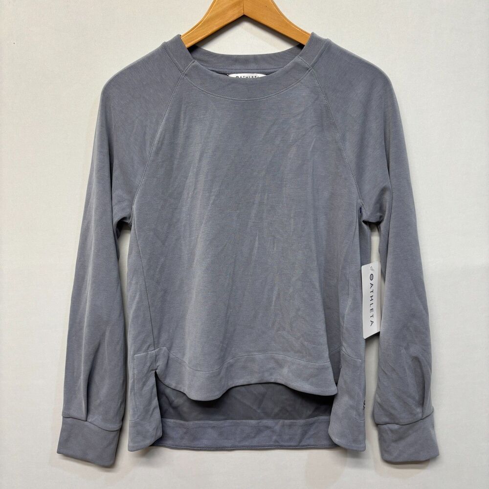 Athleta Women's Slate Gray Pullover Sweatshirt